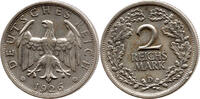 Weimarer Republik 2 Reichsmark 1926 D Deutsches Reich, München, sehr schön - vorzüglich (SS - VZ)