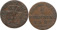 Preußen 1 Pfenning 1827 A Friedrich Wilhelm III., 1797 - 1840, Berlin, 360 einen Thaler schön - sehr schön (S - SS)