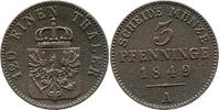 Preußen 1 Pfenning Friedrich Wilhelm IV., 1840 - 1861, 360 einen Thaler, Scheidemünze -