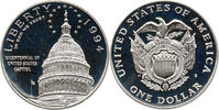 USA 1 Dollar Bicentennial of the U.S. Capitol, Zweihundertjahrfeier des U.S. Capitols -