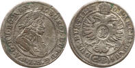 Schlesien 1 Kreuzer LEOPOLDVS D G R I S A G H B REX, Leopold I, Brieg -