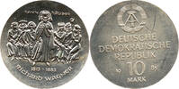 DDR 10 Mark Gedenkmünzen, 100. Todestag, Richard Wagner, Berlin, -