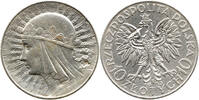 Polen 10 Zloty Dame Polonia, Antoni Madeyski, Mint of Pland, Warschau -