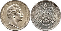 Deutsches Kaiserreich / Preussen 3 Mark William II (Wilhelm II) (1888-1918) -