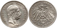 Deutsches Kaiserreich / Sachsen 5 Mark Georg I., 1902 - 1904, Muldenhütten, GOTT MIT UNS -