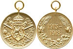 Bulgarien Medaille vergoldete Kriegserinnerungsmedaille, ohne Band, Balkankriegsorden -