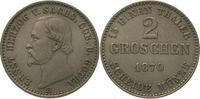 Sachsen-Coburg-Gotha 2 Groschen Ernst II. 1844-1893.