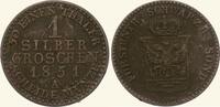 Schwarzburg-Sondershausen Silbergroschen Günther Friedrich Karl II. 1835-1880.