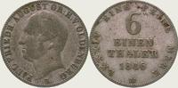 Oldenburg 1/6 Taler Paul Friedrich August 1829-1853. Bild