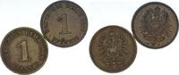 Kleinmünzen LOT: 1 Pfennig -