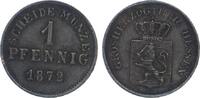 Hessen-Darmstadt Cu Pfennig Ludwig III. 1848-1877. -