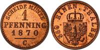 Brandenburg-Preußen Cu Pfennig Wilhelm I. 1861-1888. -