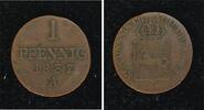 Braunschweig-Calenberg-Hannover Cu Pfennig Wilhelm IV. 1830-1837. -