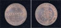 Sachsen-Albertinische Linie Cu 5 Pfennig Johann 1854-1873. -