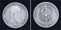 Württemberg 2 Mark Karl 1864-1891. -