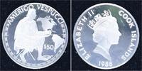 Cook Islands 50 Dollars 1990 Elisabeth II. 1952-2022. Winz. Kratzer, Pol... 60,00 EUR  zzgl. 5,00 EUR Versand
