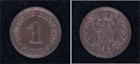 Kleinm&uuml;nzen 1 Pfennig 1897 E Vorz&uuml;glich - Stempelglanz 75,00 EUR  zzgl. 5,00 EUR Versand