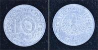 Alliierte Besetzung 10 Pfennig 1947 F Fast Stempelglanz 25,00 EUR  zzgl. 2,00 EUR Versand