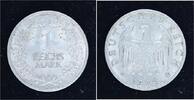 Weimarer Republik 1 Mark 1925 A Vorz&uuml;glich + 30,00 EUR  zzgl. 2,00 EUR Versand