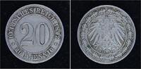 Kleinm&uuml;nzen 20 Pfennig 1892 E Sehr sch&ouml;n 75,00 EUR  zzgl. 5,00 EUR Versand