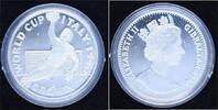 Gro&szlig;britannien-Gibraltar 1 Crown 1990 Polierte Platte in Kapsel 65,00 EUR  zzgl. 5,00 EUR Versand
