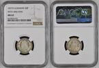 Kleinmünzen 50 Pfennig 1877 D NGC MS67. Feiner Stempelglanz