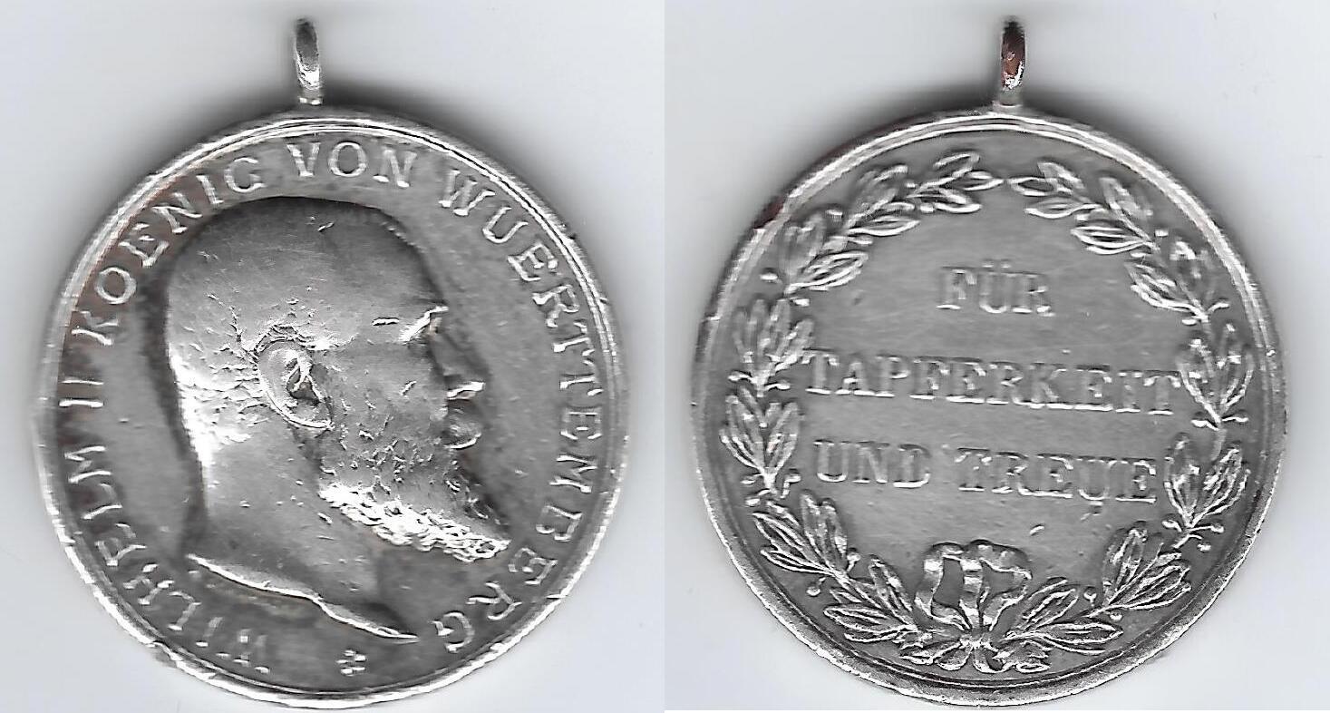 DEUTSCHLAND/ALLEMAGNE (1891/1918) GUILLAUME II ROI de WURTEMBERG