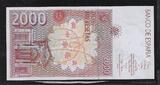ESPAGNE 2000 Pesetas 24.4.1992 Série 9C N°6736419 *REMPLACEMENT - Ersatznote - REPLACEMENT* Fast NEU -1