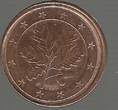 EUROPA. DEUTSCHLAND/ALLEMAGNE. 2 Cent. 2003 F. F=Stuttgart .die Währung hat eine verzögerte Prägung. Casquette . Sehr schön.