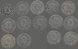 SVIZRA, SVIZZERA, SUISSE, SCHWEIZ. 5 Rappen. Date:(divers) 12 Monnaies plus 2. Pas de doublons. Keine Duplikate . von SGE bis Gutes Schön.