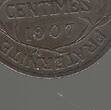 FRANCE. 2 Centimes. 1907. Daniel Dupuis. Tréflée. Treflierte Münze . fast Vorzüglich.
