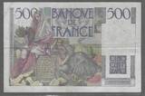 FRANCE. 500 Francs. 28/03/1946. CHATEAUBRIAND . Alphabet: K.84 . Fast sehr schön.