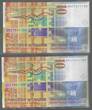 SVIZRA, SVIZZERA, SUISSE, SCHWEIZ. 10 Francs. (20)00. LE CORBUSIER . 8ème série. Serie: C . fortlaufende Nummern. Consécutifs . vorzüglich.