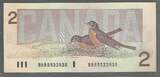 CANADA. 2 Dollars. 1986 REINE ÉLISABETH II. Serie: BBB . Fast NEU. I-.