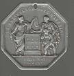 FRANCE. 19 Jahrhundert. 19ème siè 4 Jetons. Banque, Notaires, Assurance. 4 Token. Bank, Notar, Versicherung . Sehr schön/vorzüglich. Schön (Loch)