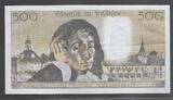 FRANCE 500 FRANCS 05.10.1978 PASCAL. ALPHABE:T Y.90 . Gutes vorzüglich