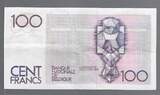 BEIGIË/BELGIEN/BELGIQUE. 100 FRANCS/FRANK. (1982) Architecte: Hendryk Beyaert. Serie: 219 . Gutes sehr schön.