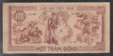 VIÊT-NAM. 100 Dông. (1948) Hô Chi Minh. Serie: A . Gutes sehr schön.