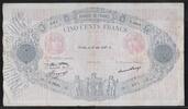 FRANCE 500 Francs ROSE et BLEU. Alphabet: U.2600 . -