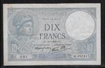FRANCE 10 Francs MINERVE. Alphabet: W.83781 . -