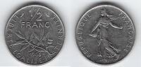 FRANCE 1/2 Franc Säerin von: Semeuse de: O.Roty . -