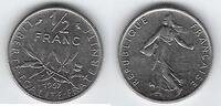 FRANCE 1/2 Franc Säerin von: Semeuse de: O.Roty . -