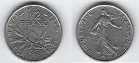 FRANCE 1/2 Franc Säerin von: Semeuse de: O.Roty . -