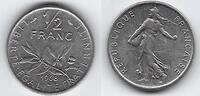 FRANCE 1/2 Franc Säerin von: Semeuse de: O.Roty . -