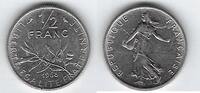 FRANCE 1/2 Franc Säerin von: Semeuse de: O.Roty . -