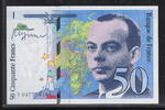 FRANCE . 50 Francs . SAINT-EXUPÉRY. type 1992 modifié. Unterschrif von: signé de: ROGER PFUND . -