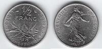 FRANCE . 1/2 Francs Säerin von: Semeuse de: O.Roty . -