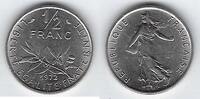 FRANCE . 1/2 Francs Säerin von: Semeuse de: O.Roty . -