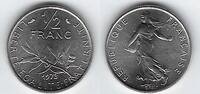 FRANCE . 1/2 Francs Säerin von: Semeuse de: O.Roty . -