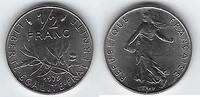 FRANCE . 1/2 Franc Säerin von: Semeuse de: O.Roty . -